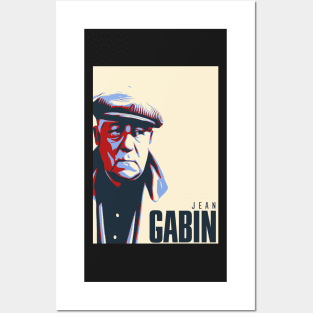 Jean Gabin - French actor, lino ventura, belmondo, cinema, france Posters and Art